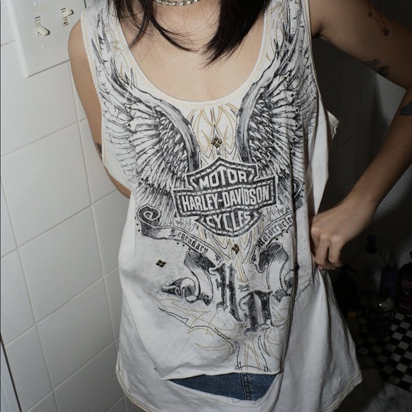 Vintage Harley Davidson Cowboy Tank Top - Picture 3 of 5